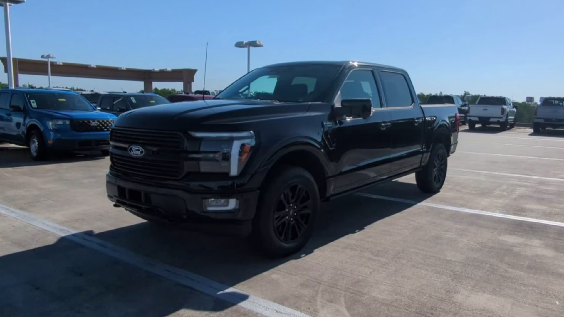 2026 Agate Black Metallic Ford F-150 Platinum Crew Cab Pickup 4X4 Truck