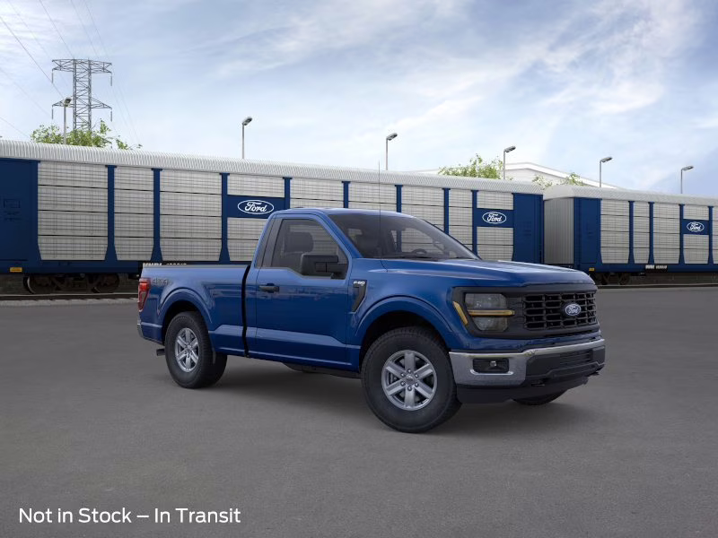 2026 Argon Blue Metallic Ford F-150 XL Regular Cab Pickup 4X4 Truck