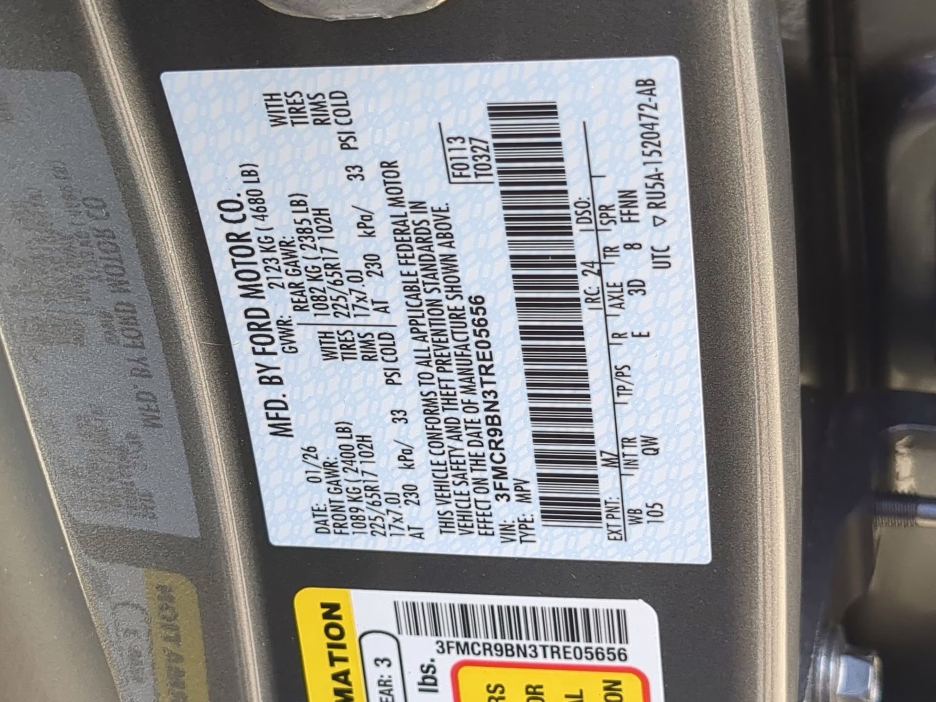 2026 Carbonized Gray Metallic Ford Bronco Sport Big Bend 4X4 SUV