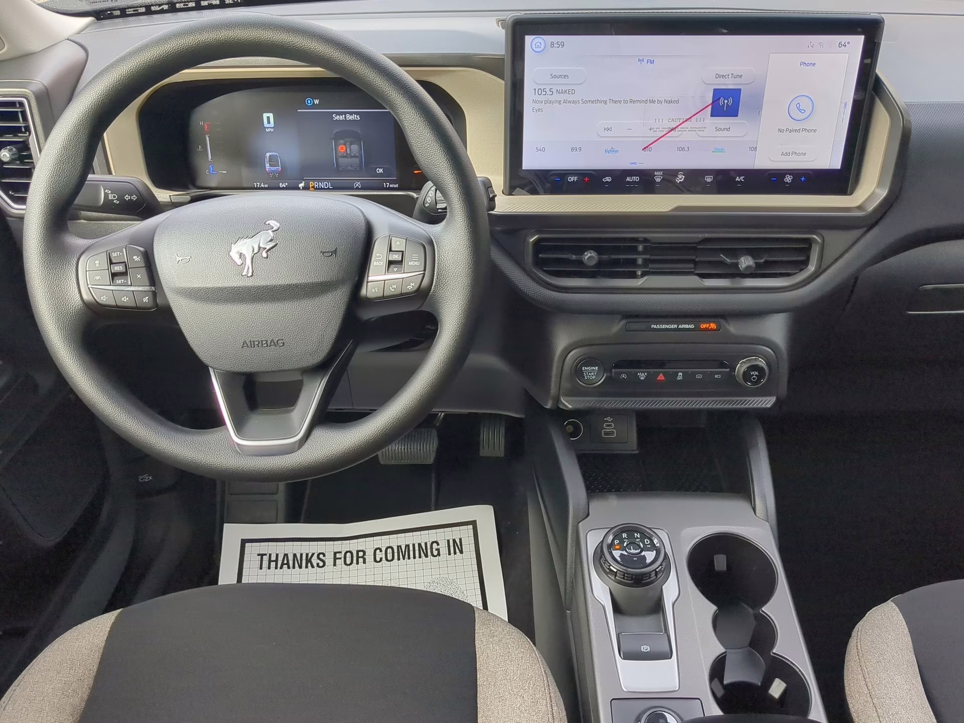 2026 Shadow Black Ford Bronco Sport Big Bend 4X4 SUV