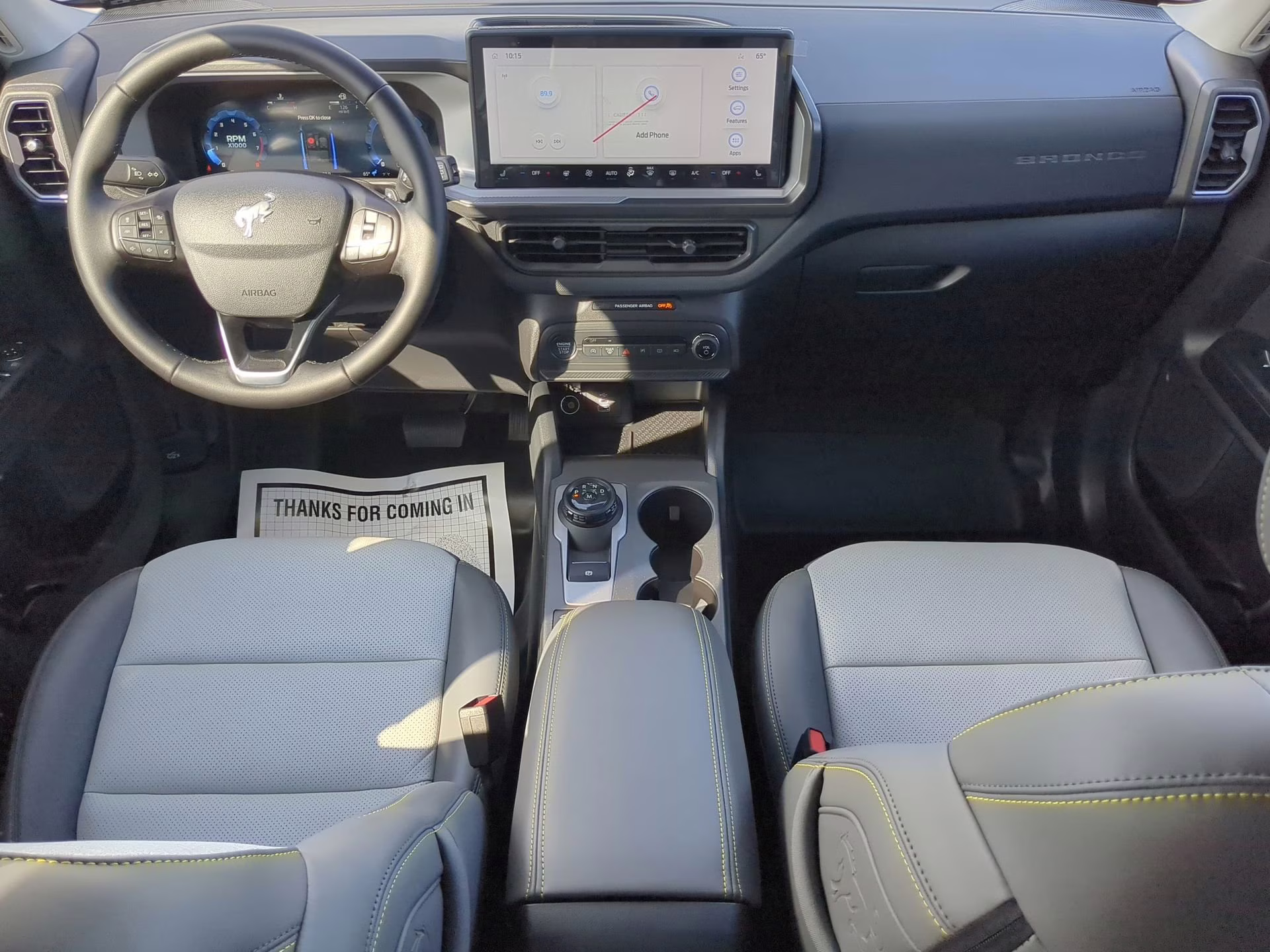 2026 Space White Metallic Ford Bronco Sport Badlands 4X4 SUV