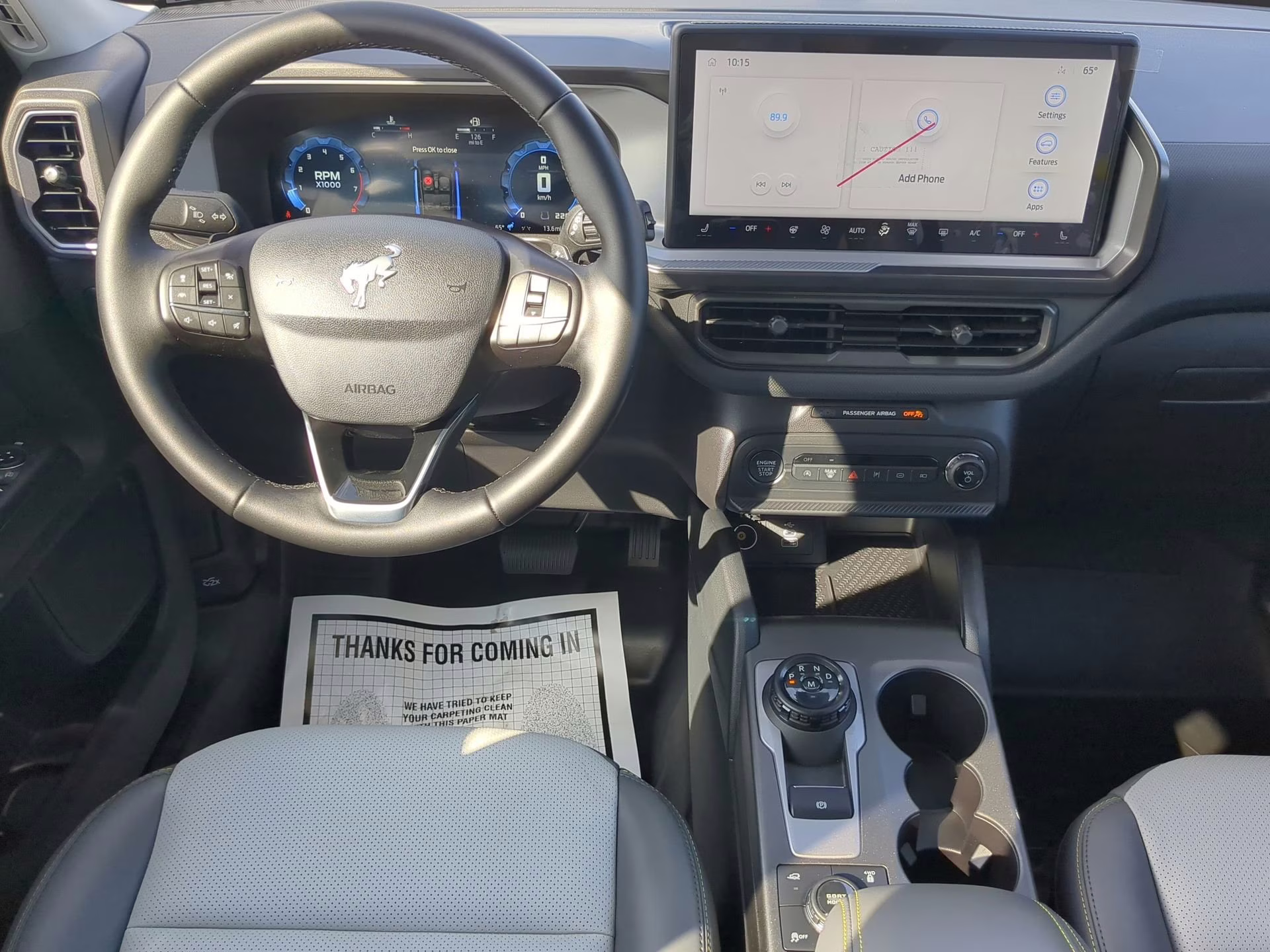 2026 Space White Metallic Ford Bronco Sport Badlands 4X4 SUV