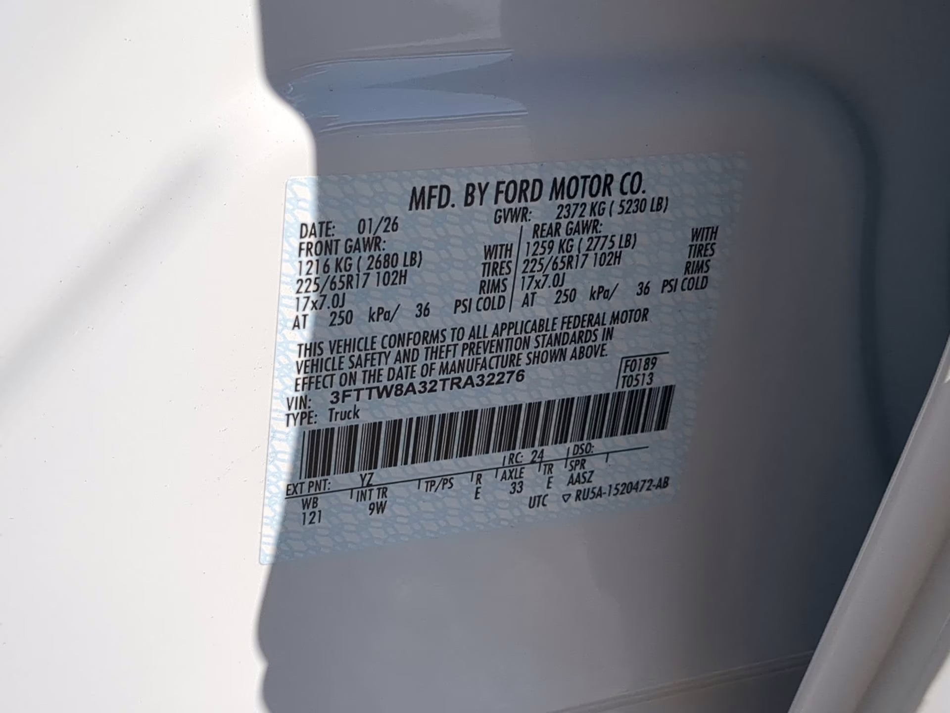 2026 Oxford White Ford Maverick XL Crew Cab Pickup FWD Truck