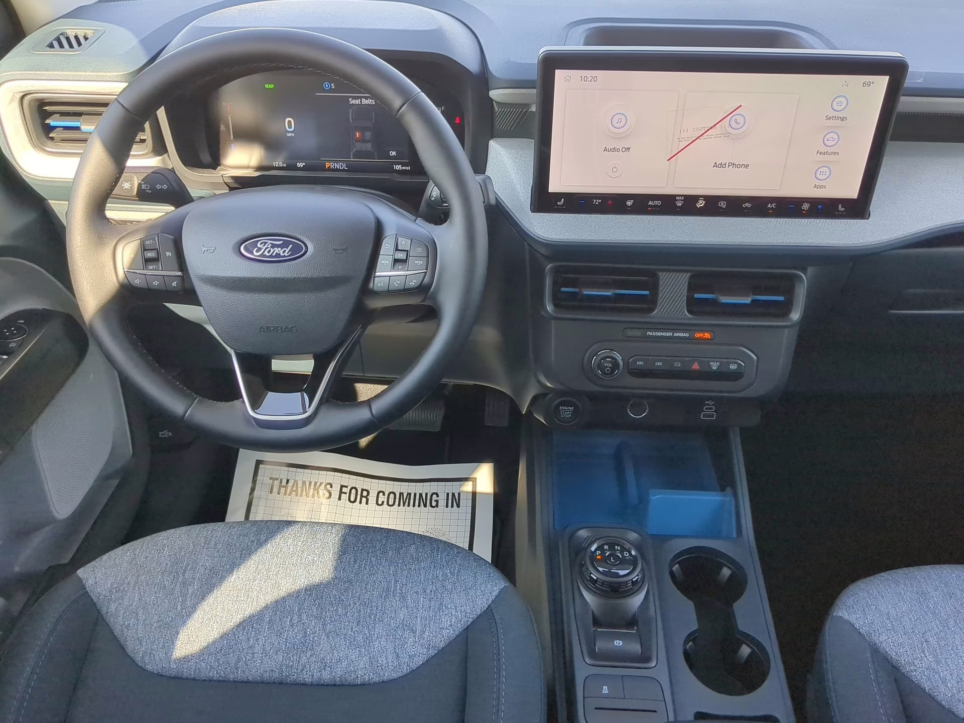 2026 Space White Metallic Ford Maverick XLT Crew Cab Pickup FWD Truck