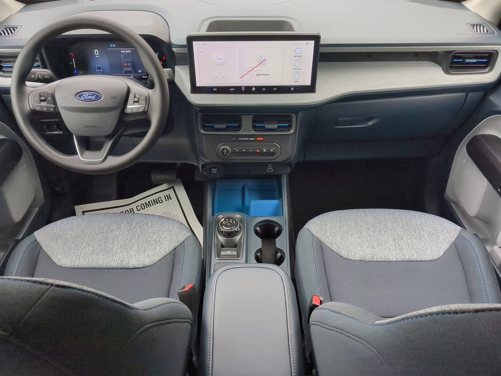 2026 Shadow Black Ford Maverick XLT Crew Cab Pickup AWD Truck