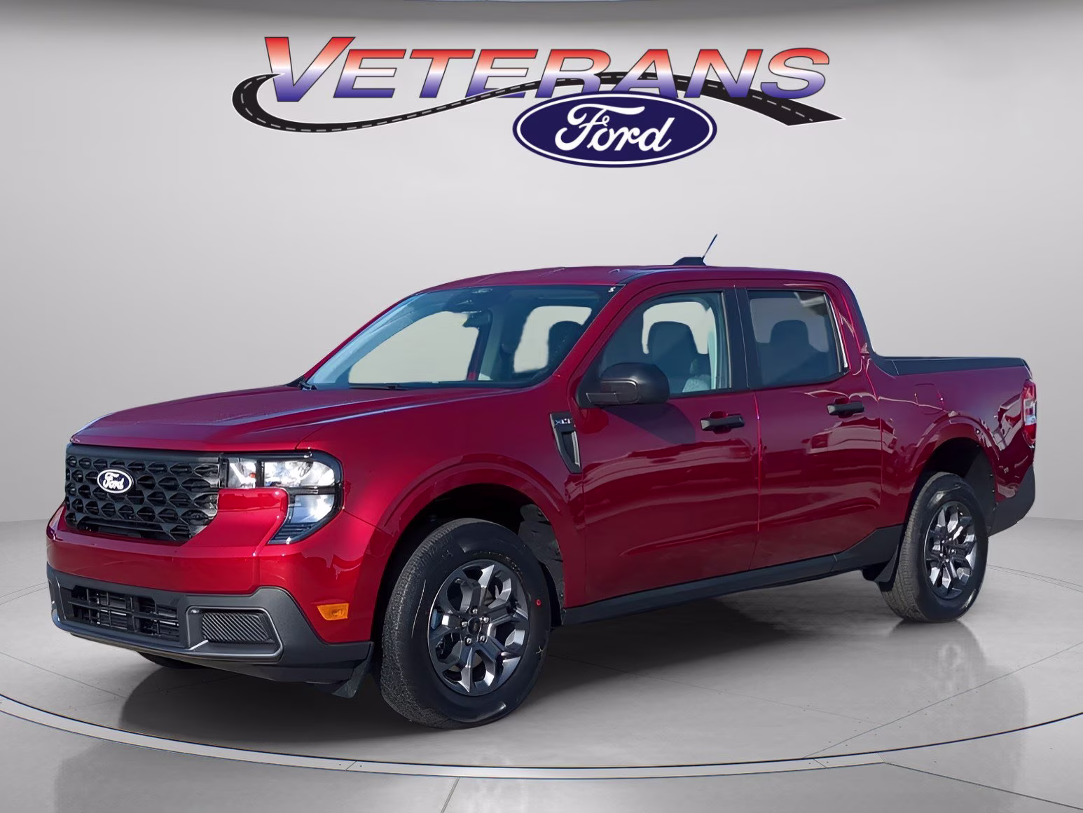 2026 Ruby Red Metallic Tinted Clearcoat Ford Maverick XLT Crew Cab Pickup AWD Truck