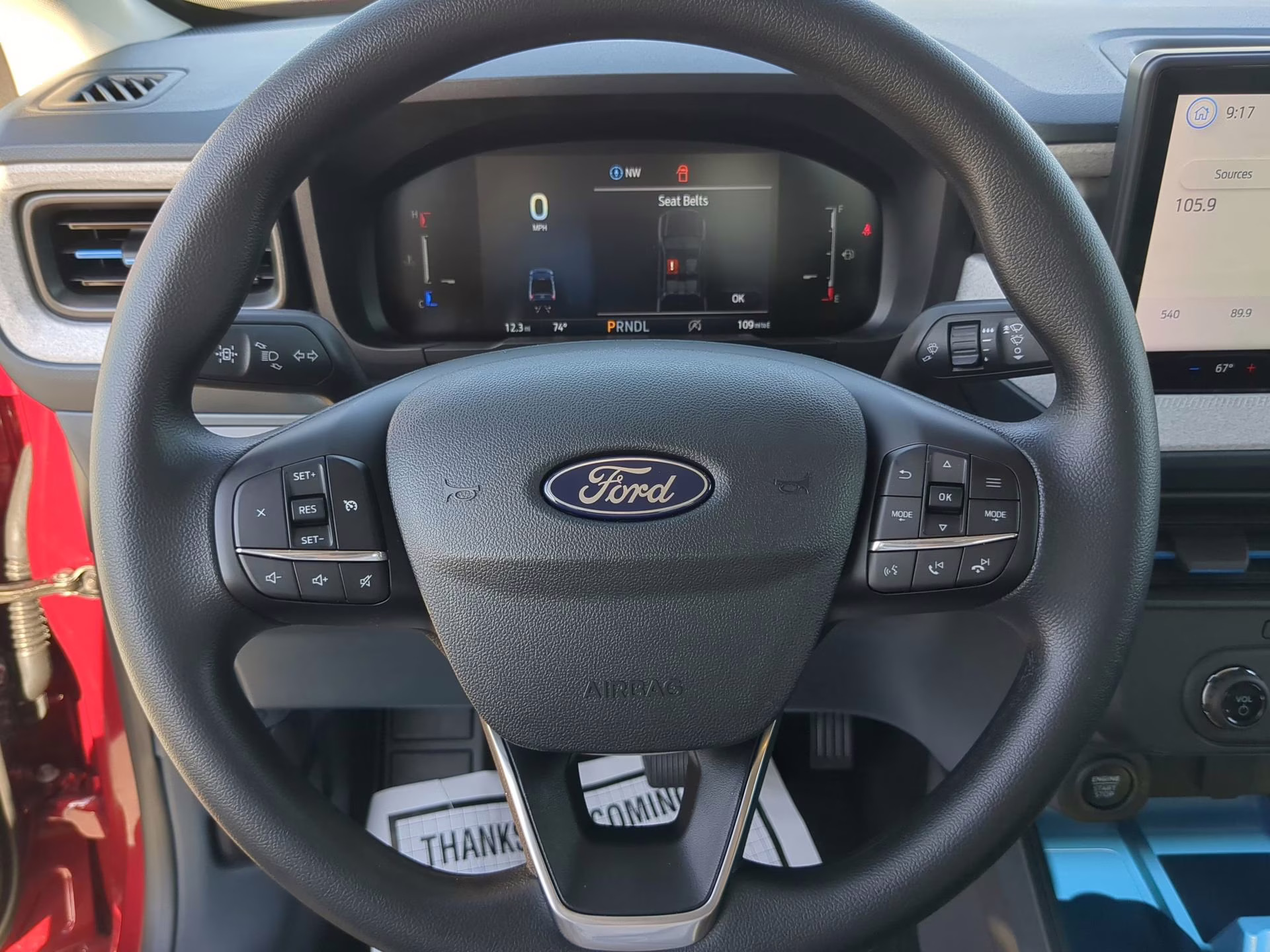 2026 Ruby Red Metallic Tinted Clearcoat Ford Maverick XLT Crew Cab Pickup AWD Truck