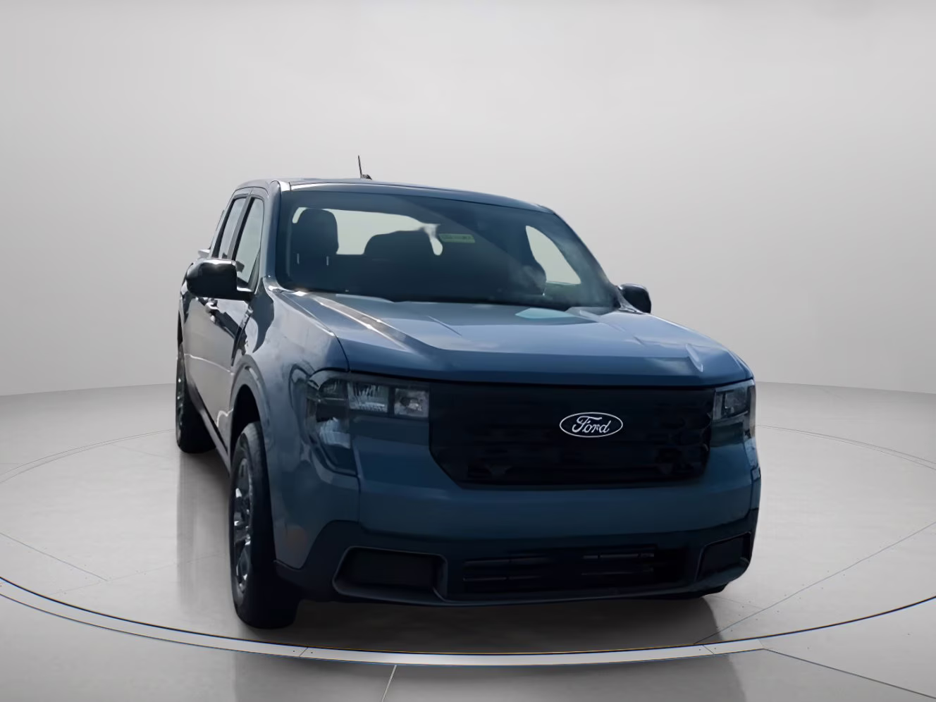 2026 Azure Gray Metallic Tri-Coat Ford Maverick XLT Crew Cab Pickup AWD Truck