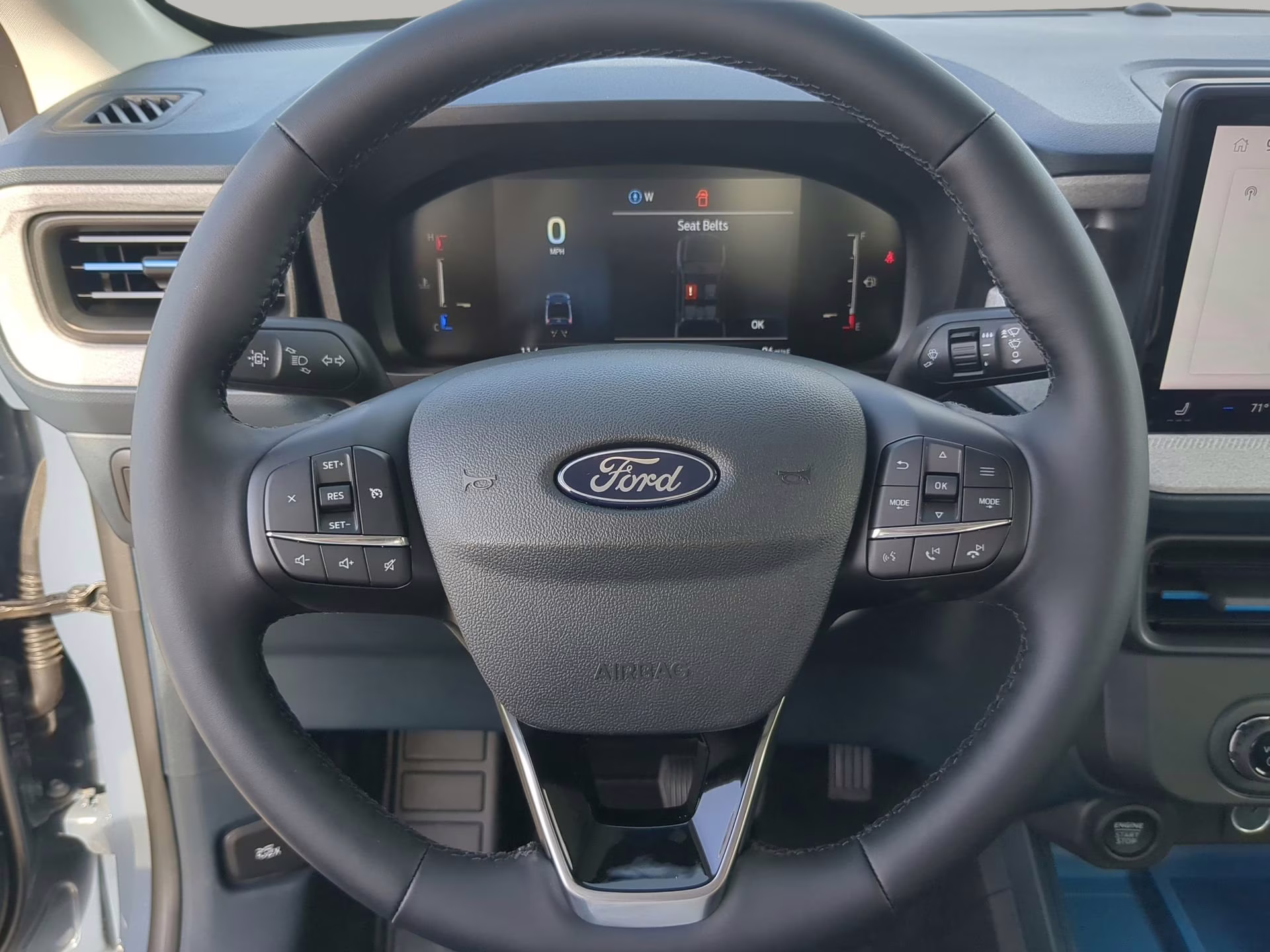 2026 Azure Gray Metallic Tri-Coat Ford Maverick XLT Crew Cab Pickup AWD Truck