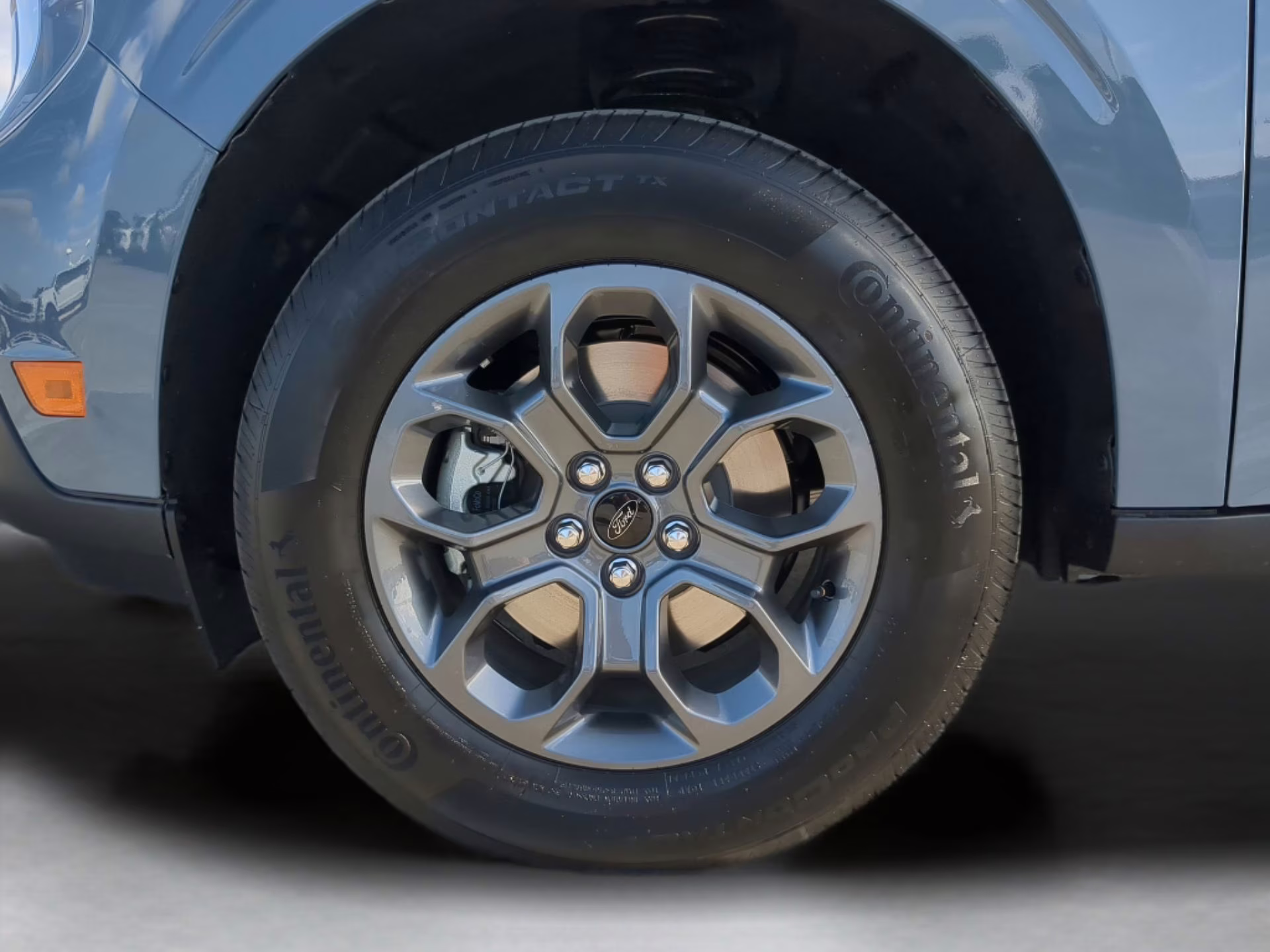 2026 Azure Gray Metallic Tri-Coat Ford Maverick XLT Crew Cab Pickup AWD Truck