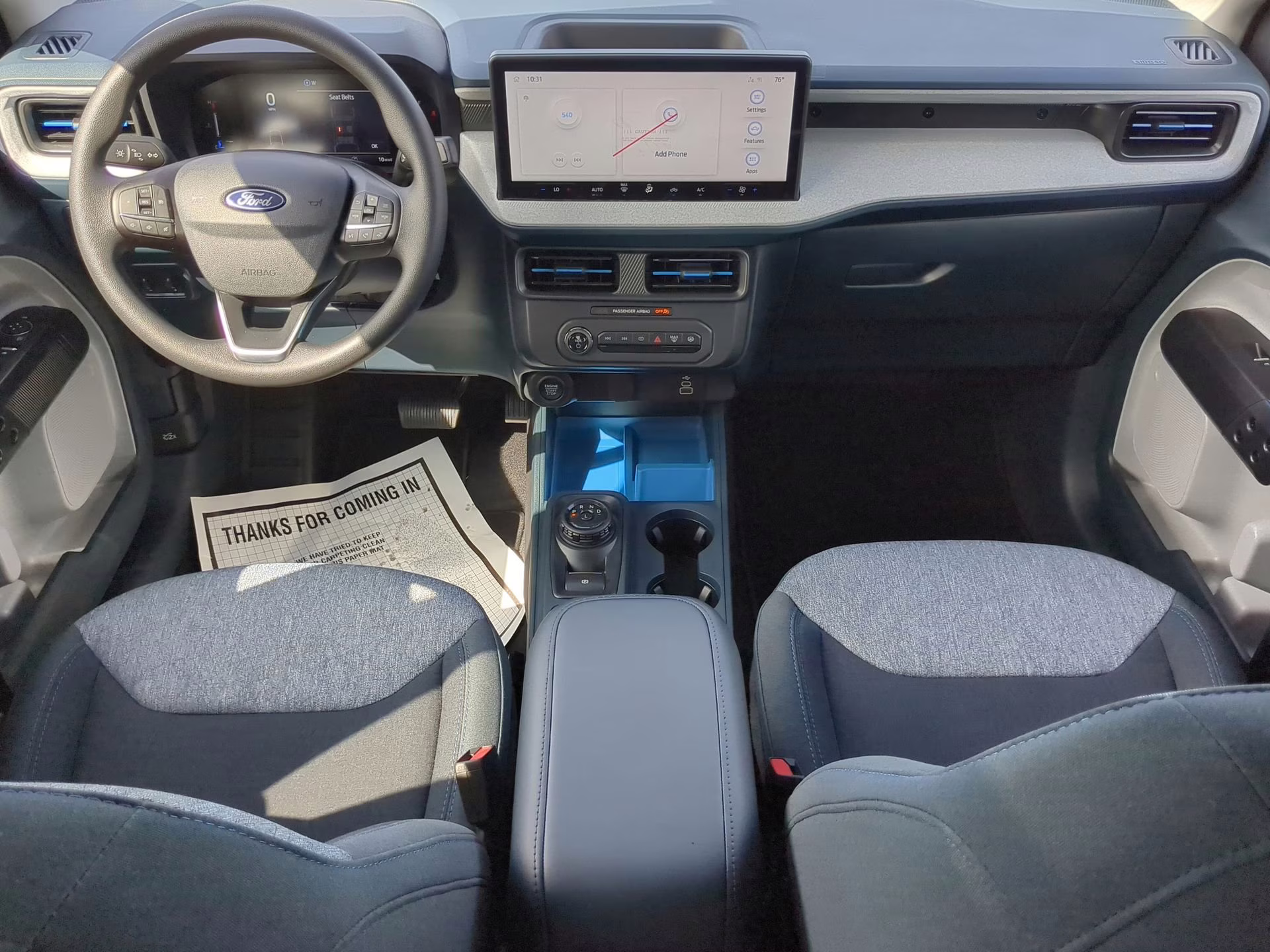 2026 Velocity Blue Ford Maverick XLT Crew Cab Pickup AWD Truck