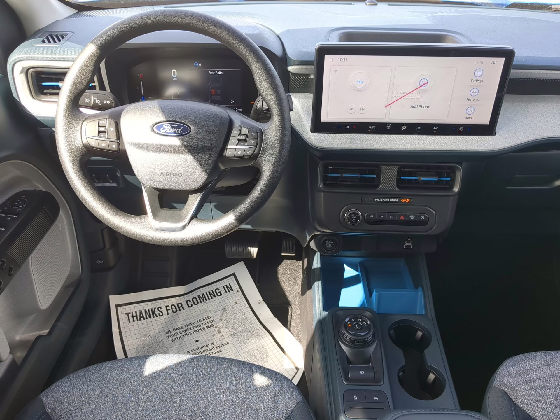 2026 Velocity Blue Ford Maverick XLT Crew Cab Pickup AWD Truck