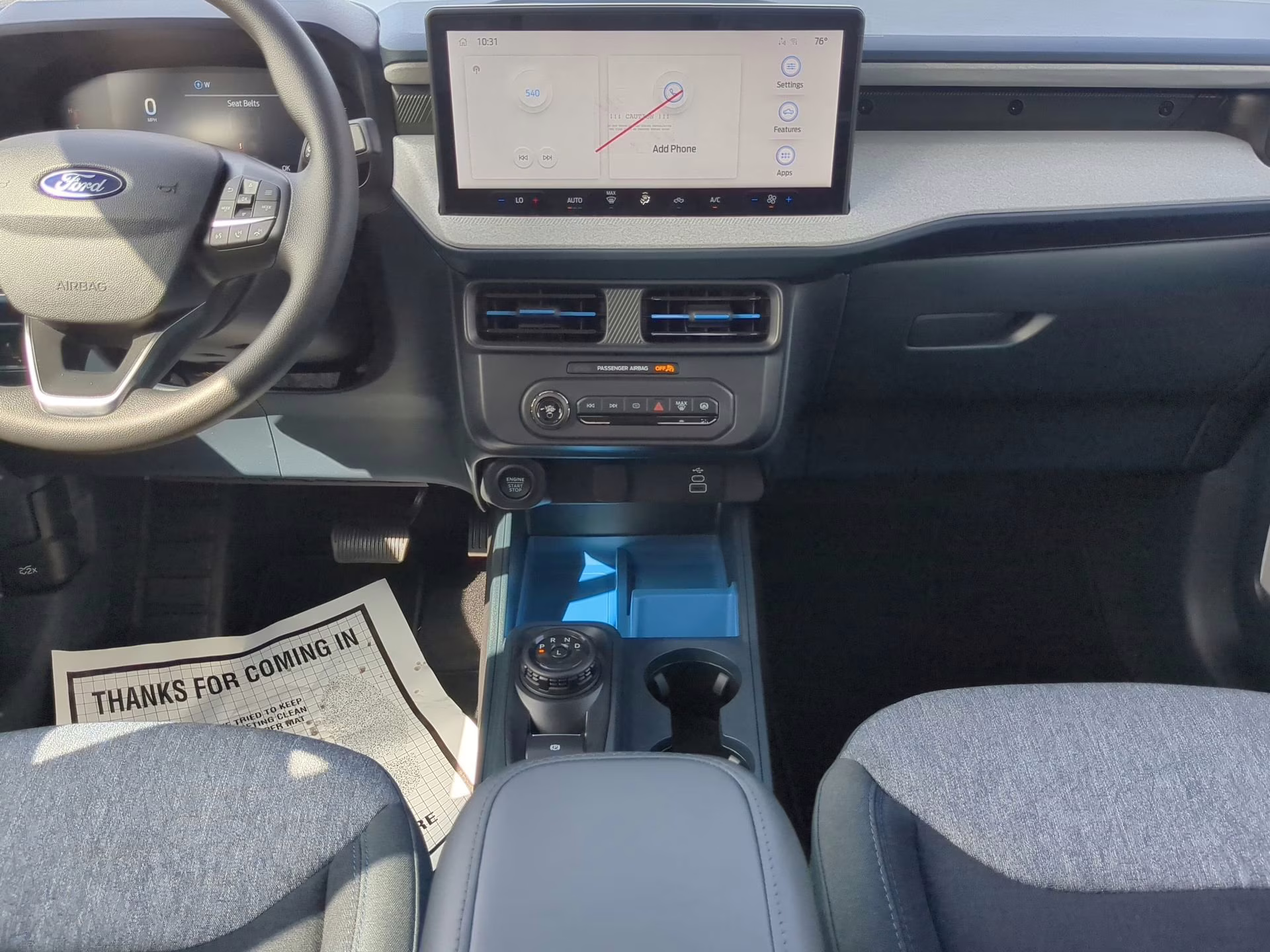 2026 Velocity Blue Ford Maverick XLT Crew Cab Pickup AWD Truck