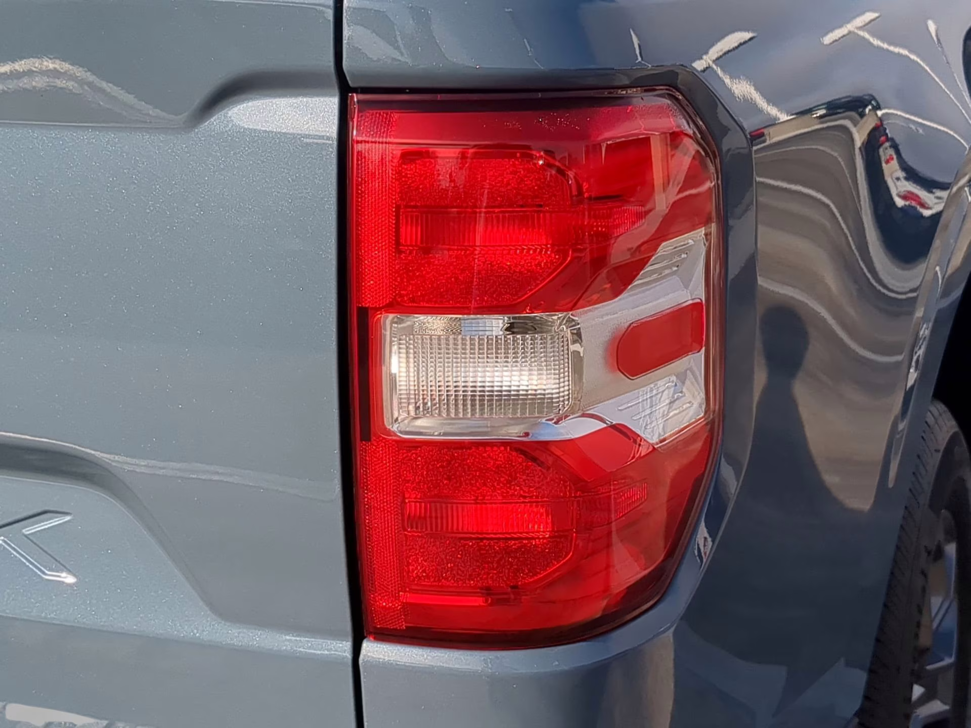 2026 Azure Gray Metallic Tri-Coat Ford Maverick XLT Crew Cab Pickup AWD Truck