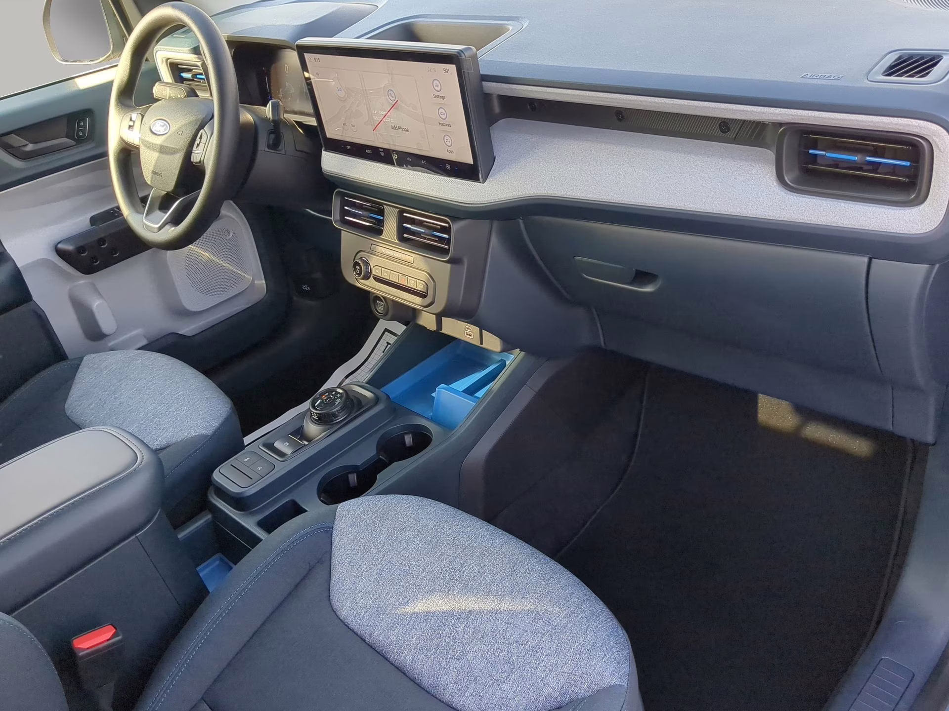 2026 Azure Gray Metallic Tri-Coat Ford Maverick XLT Crew Cab Pickup AWD Truck