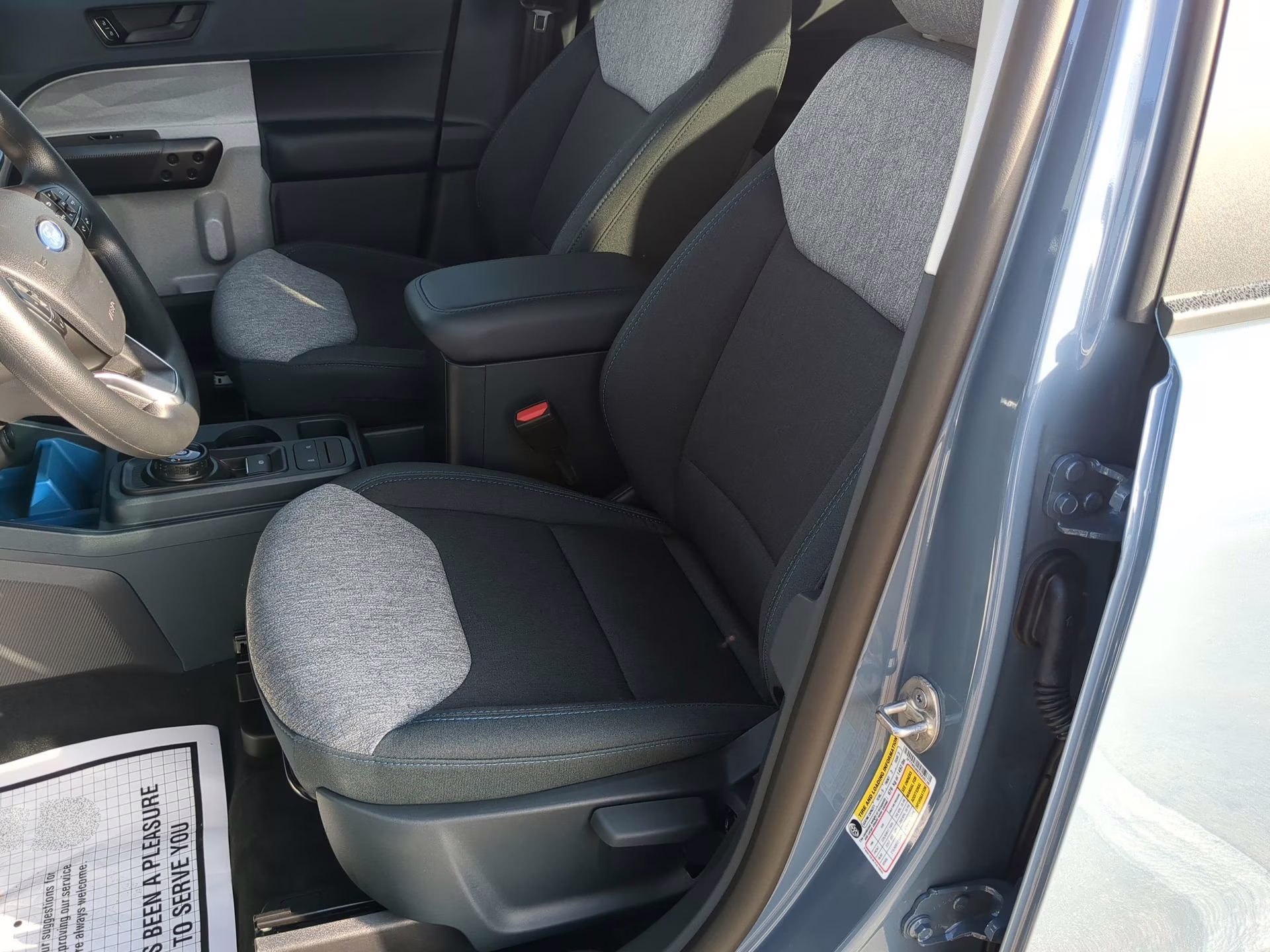 2026 Azure Gray Metallic Tri-Coat Ford Maverick XLT Crew Cab Pickup AWD Truck