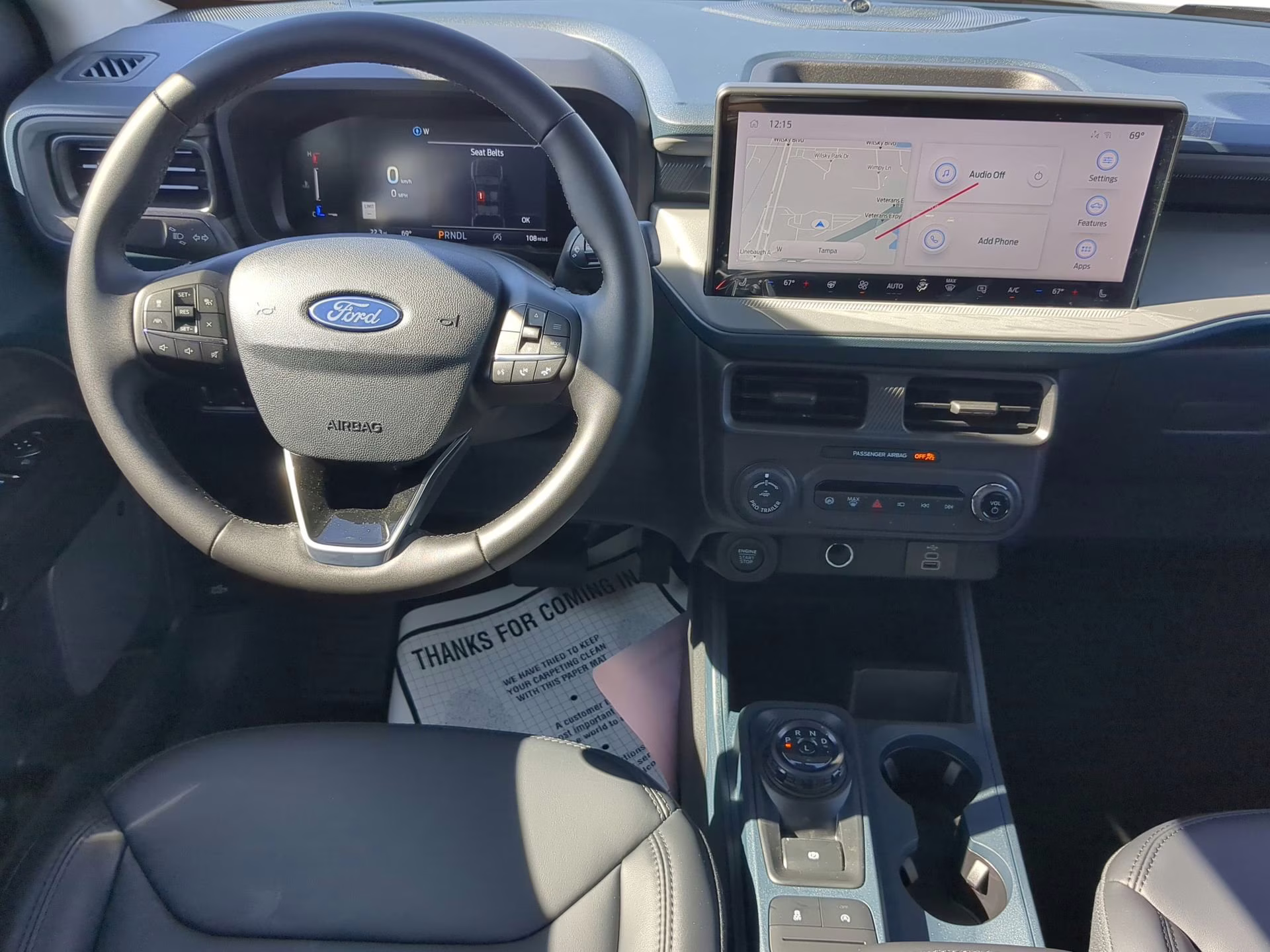 2026 Space White Metallic Ford Maverick LARIAT Crew Cab Pickup AWD Truck