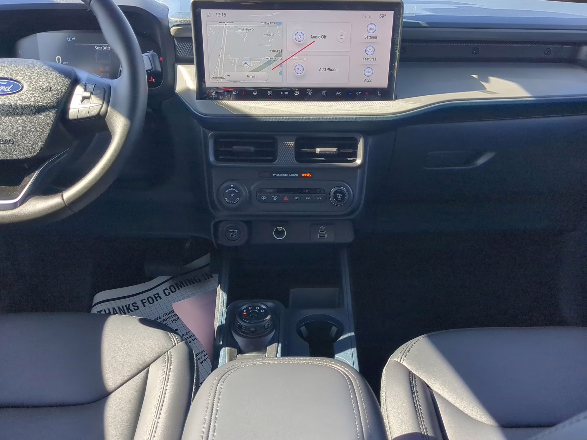 2026 Space White Metallic Ford Maverick LARIAT Crew Cab Pickup AWD Truck