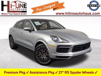 2022 Dolomite Silver Metallic Porsche Cayenne Coupe Base AWD SUV