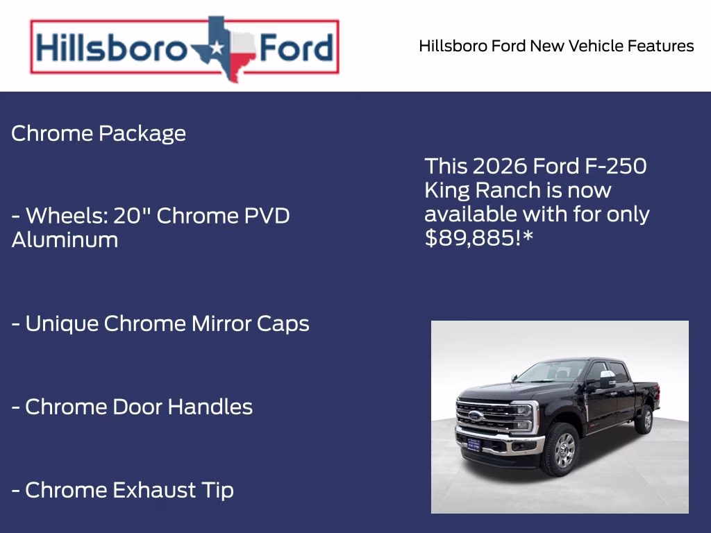 2026 Agate Black Metallic Ford Super Duty F-250 SRW King Ranch 4X4 Truck