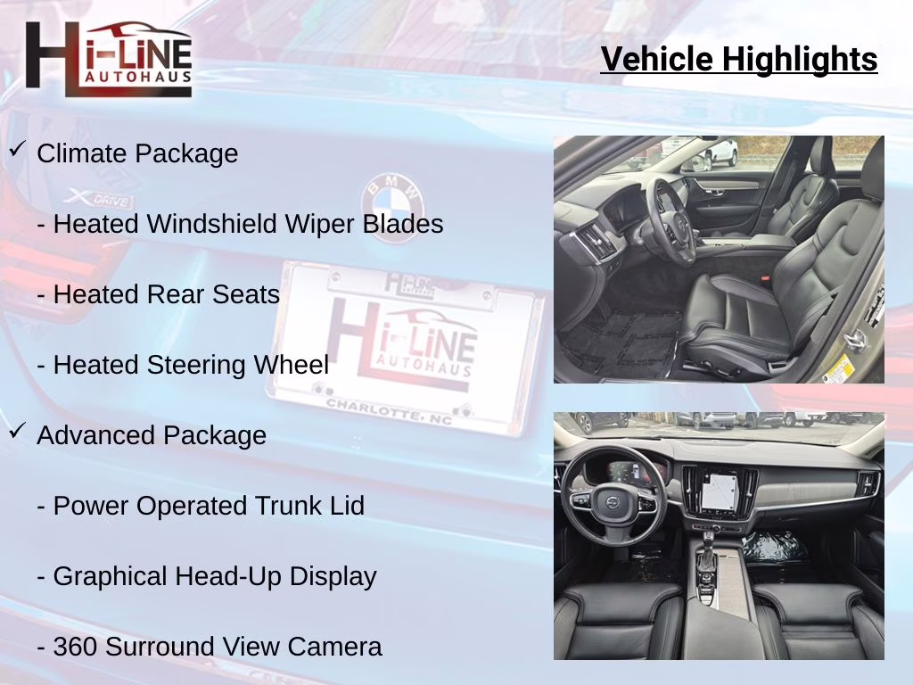 2021 Pebble Gray Metallic Volvo S90 T6 Inscription AWD Sedan