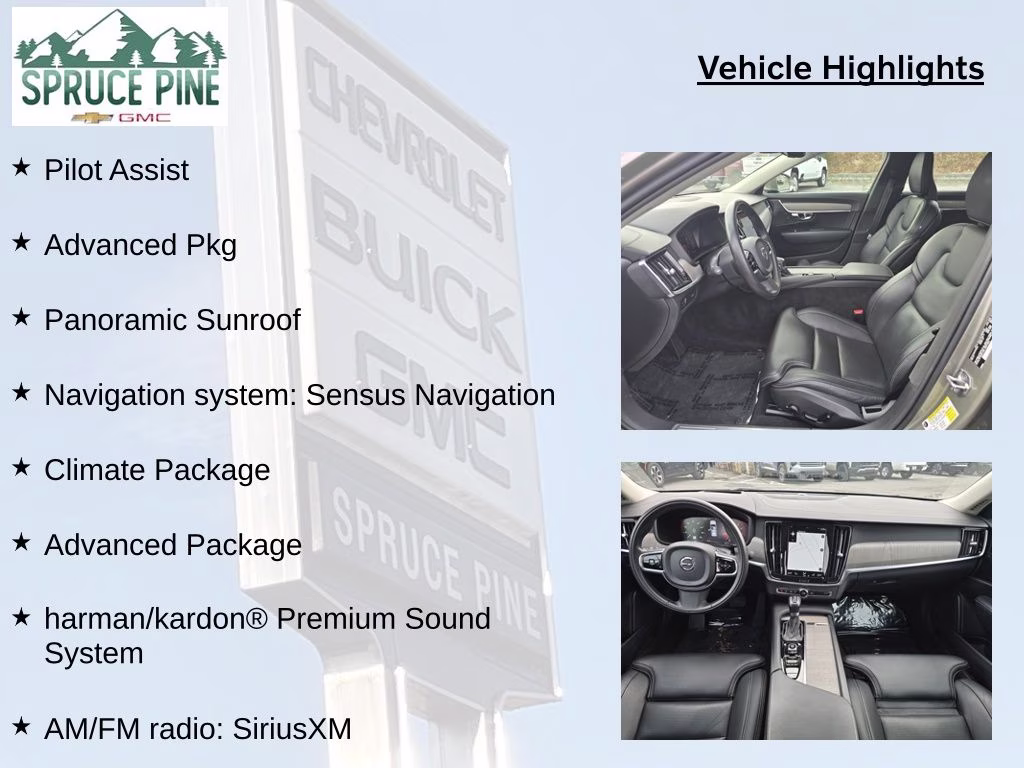 2021 Pebble Gray Metallic Volvo S90 T6 Inscription AWD Sedan