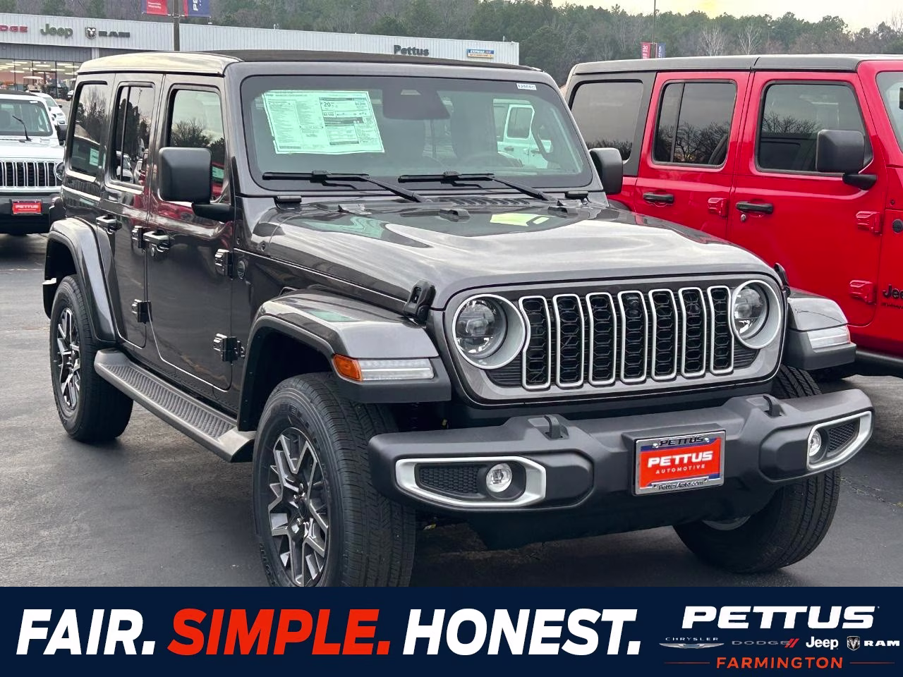 2026 Granite Crystal Metallic Clearcoat Jeep Wrangler Sahara 4X4 SUV