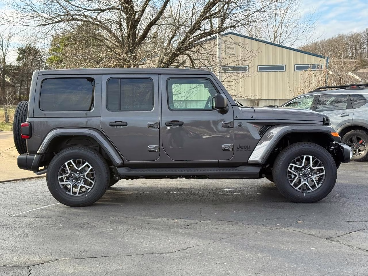 2026 Granite Crystal Metallic Clearcoat Jeep Wrangler Sahara 4X4 SUV