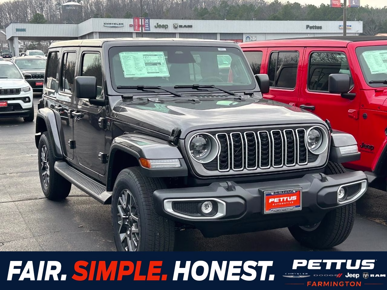 2026 Granite Crystal Metallic Clearcoat Jeep Wrangler Sahara 4X4 SUV
