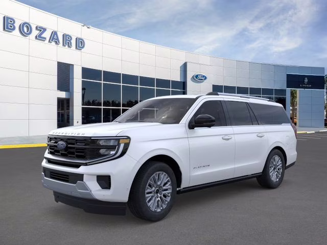 2026 Star White Metallic Tri-Coat Ford Expedition Max Platinum 4X4 SUV