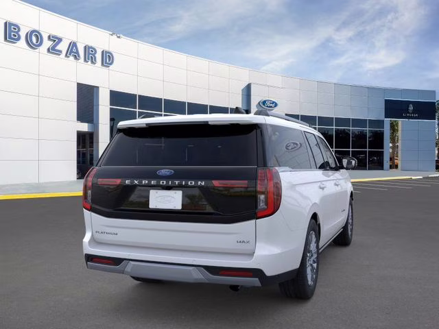 2026 Star White Metallic Tri-Coat Ford Expedition Max Platinum 4X4 SUV