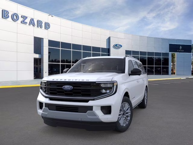2026 Star White Metallic Tri-Coat Ford Expedition Max Platinum 4X4 SUV