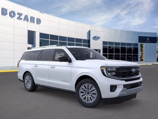 2026 Star White Metallic Tri-Coat Ford Expedition Max Platinum 4X4 SUV