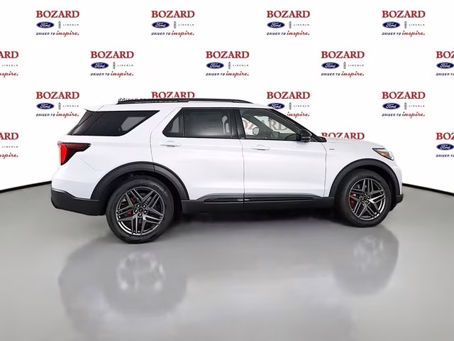 2026 Space White Metallic Ford Explorer ST-Line RWD SUV