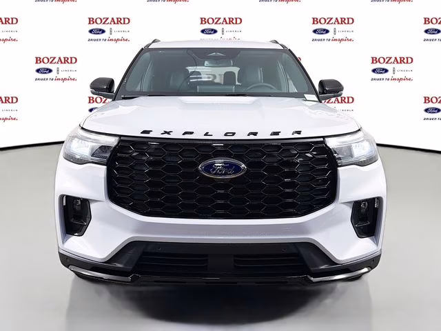 2026 Space White Metallic Ford Explorer ST-Line RWD SUV