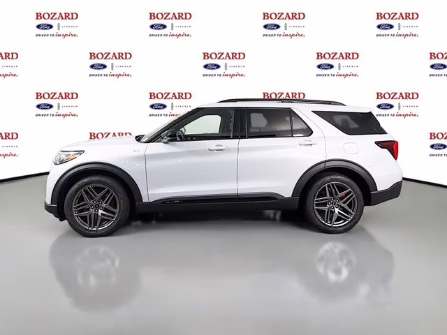 2026 Space White Metallic Ford Explorer ST-Line RWD SUV