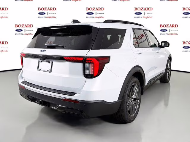 2026 Space White Metallic Ford Explorer ST-Line RWD SUV