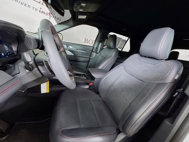 2026 Star White Metallic Tri-Coat Ford Explorer ST Bozard Built RWD SUV