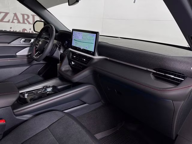2026 Star White Metallic Tri-Coat Ford Explorer ST Bozard Built RWD SUV