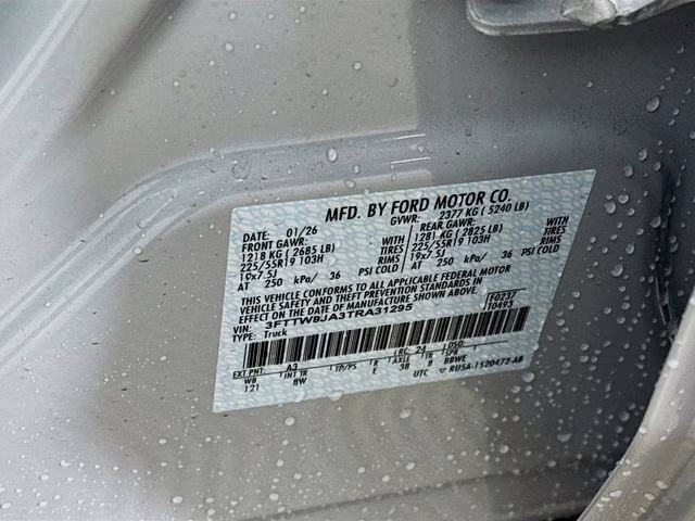 2026 Space White Metallic Ford Maverick XLT AWD Truck
