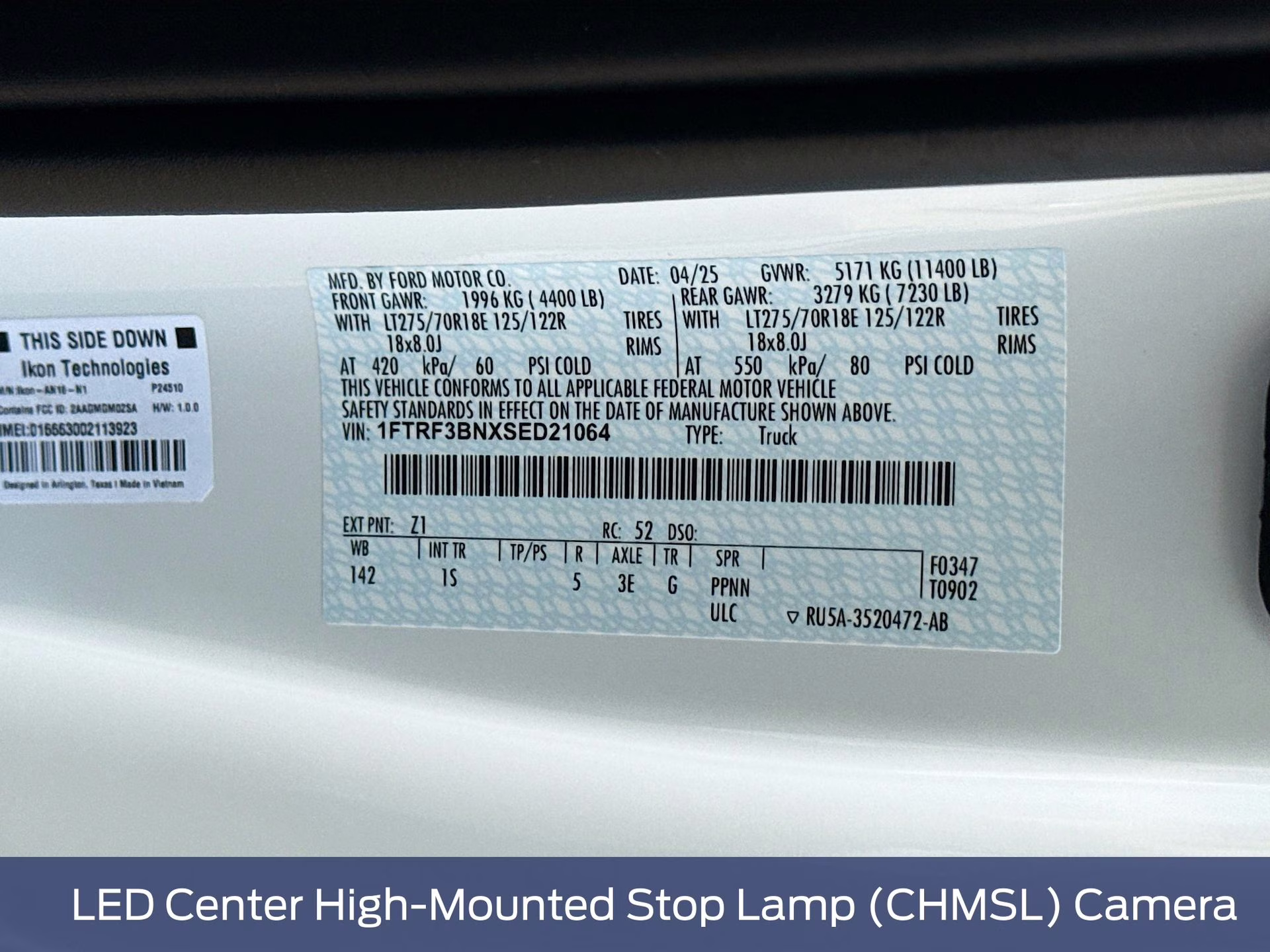 2025 Oxford White Ford Super Duty F-350 SRW XL 4X4 Truck