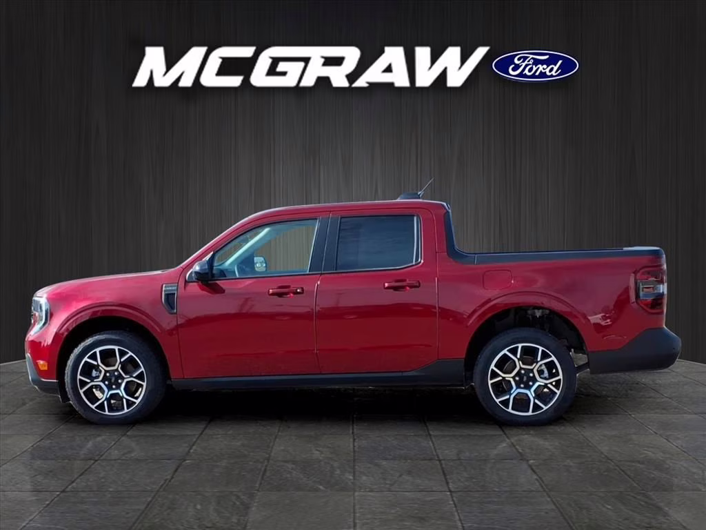 2025 Ruby Red Metallic Ford Maverick Lariat AWD Truck