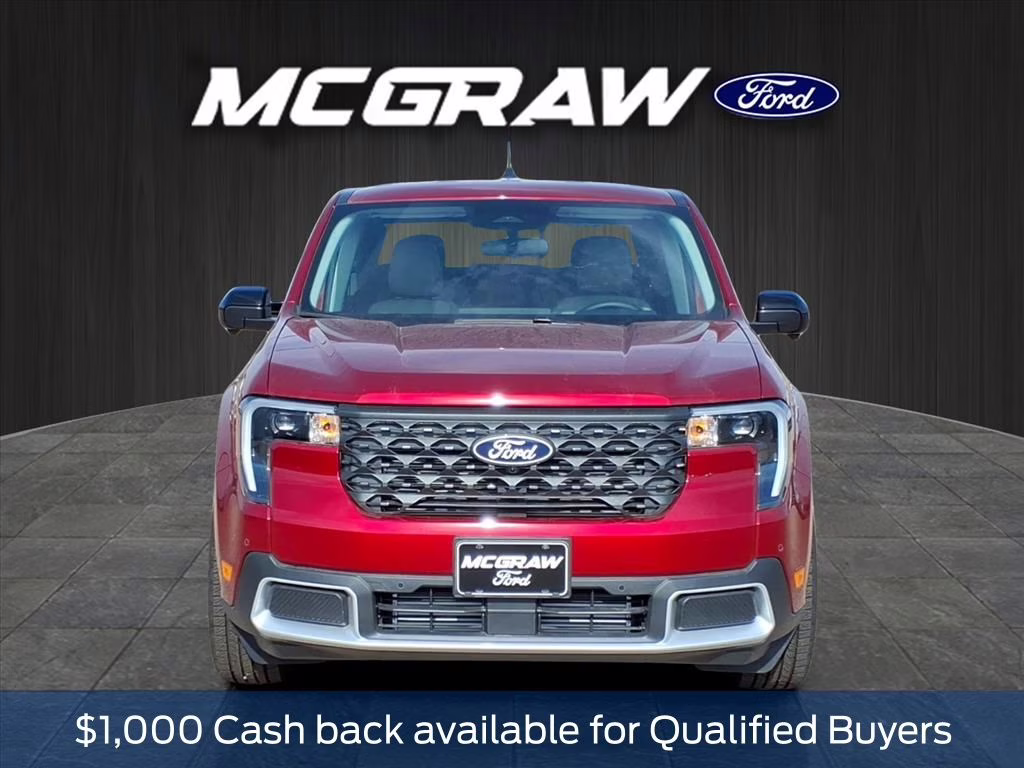 2025 Ruby Red Metallic Ford Maverick Lariat AWD Truck