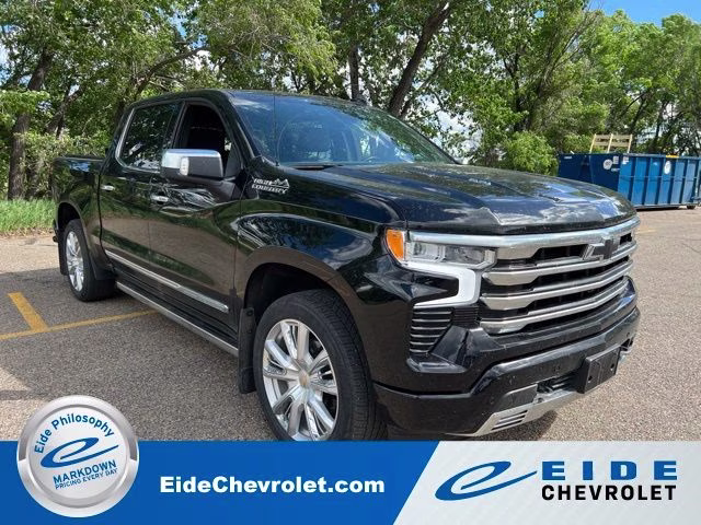 2024 Black Chevrolet Silverado 1500 High Country 4X4 Truck