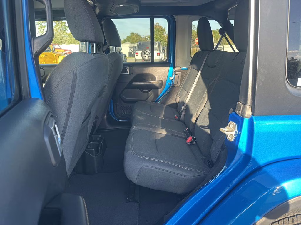 2024 Hydro Blue Pearl Coat Jeep Wrangler Sahara 4X4 SUV