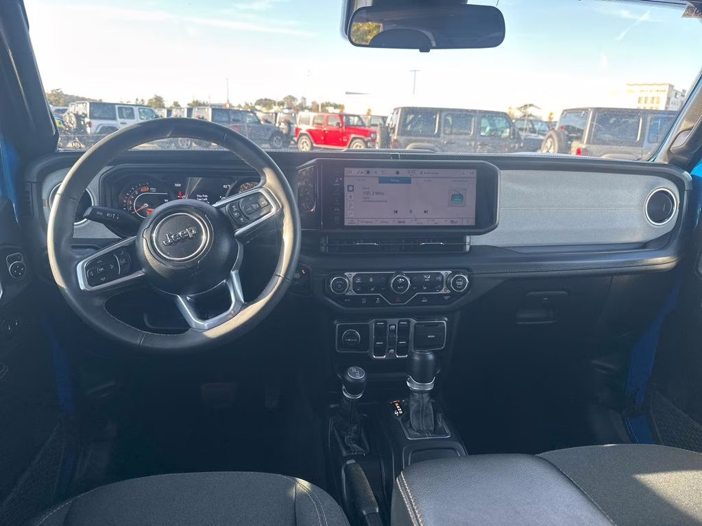 2024 Hydro Blue Pearl Coat Jeep Wrangler Sahara 4X4 SUV