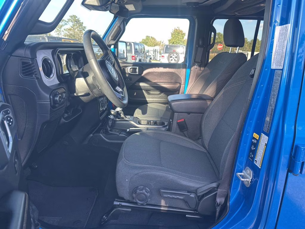 2024 Hydro Blue Pearl Coat Jeep Wrangler Sahara 4X4 SUV