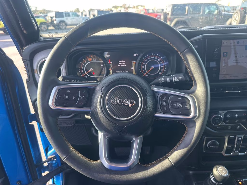 2024 Hydro Blue Pearl Coat Jeep Wrangler Sahara 4X4 SUV