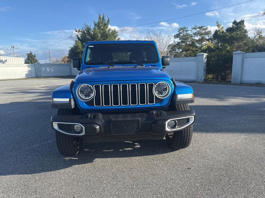 2024 Hydro Blue Pearl Coat Jeep Wrangler Sahara 4X4 SUV