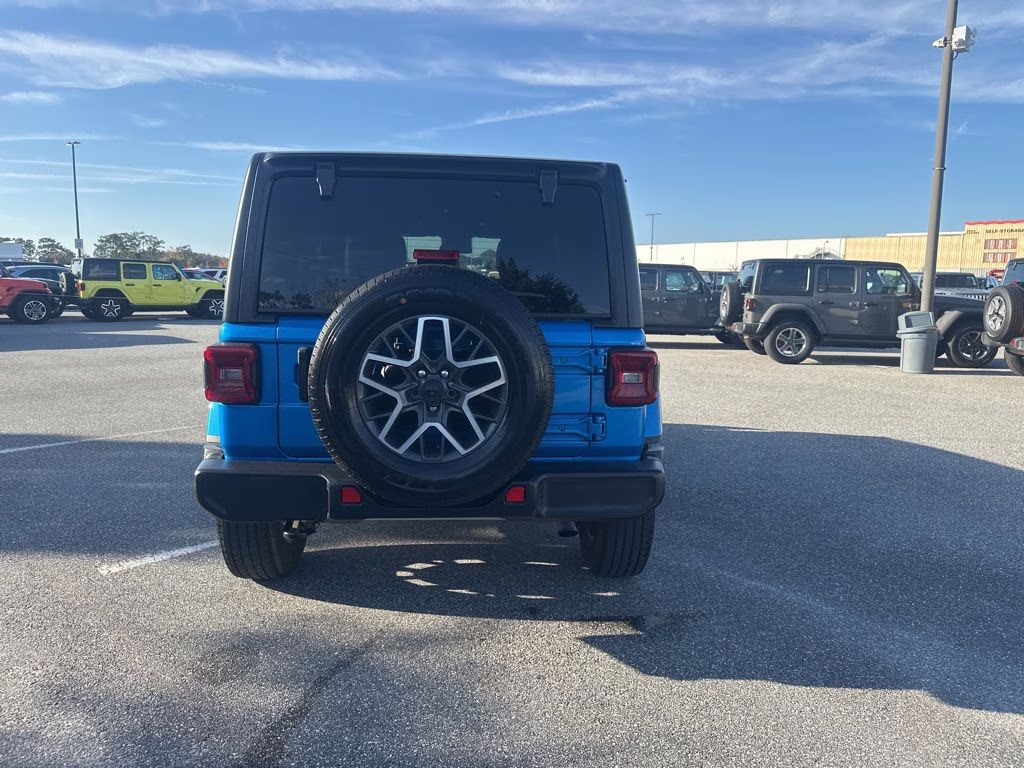 2024 Hydro Blue Pearl Coat Jeep Wrangler Sahara 4X4 SUV